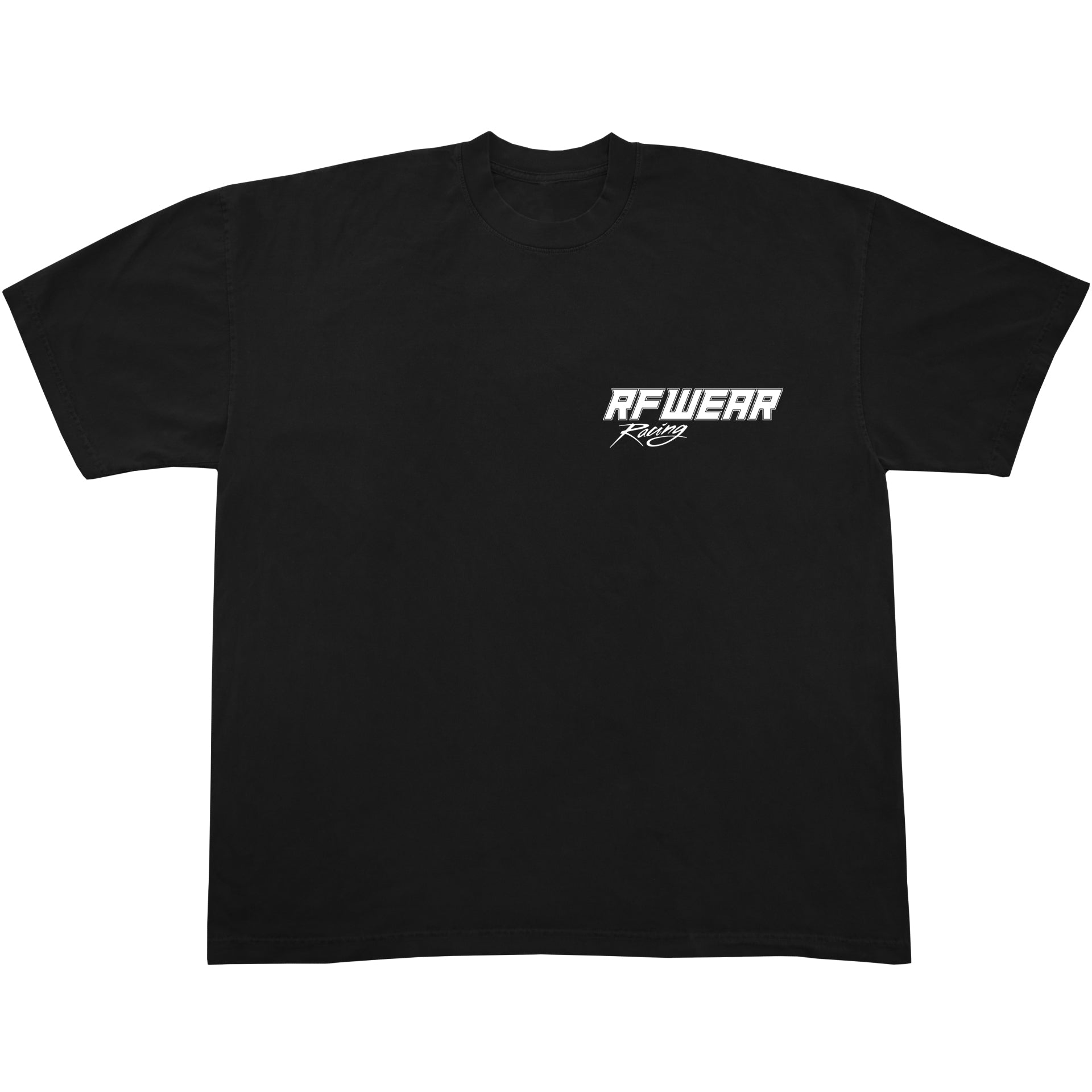 Unisex RF Wear Racing T-Shirt Black