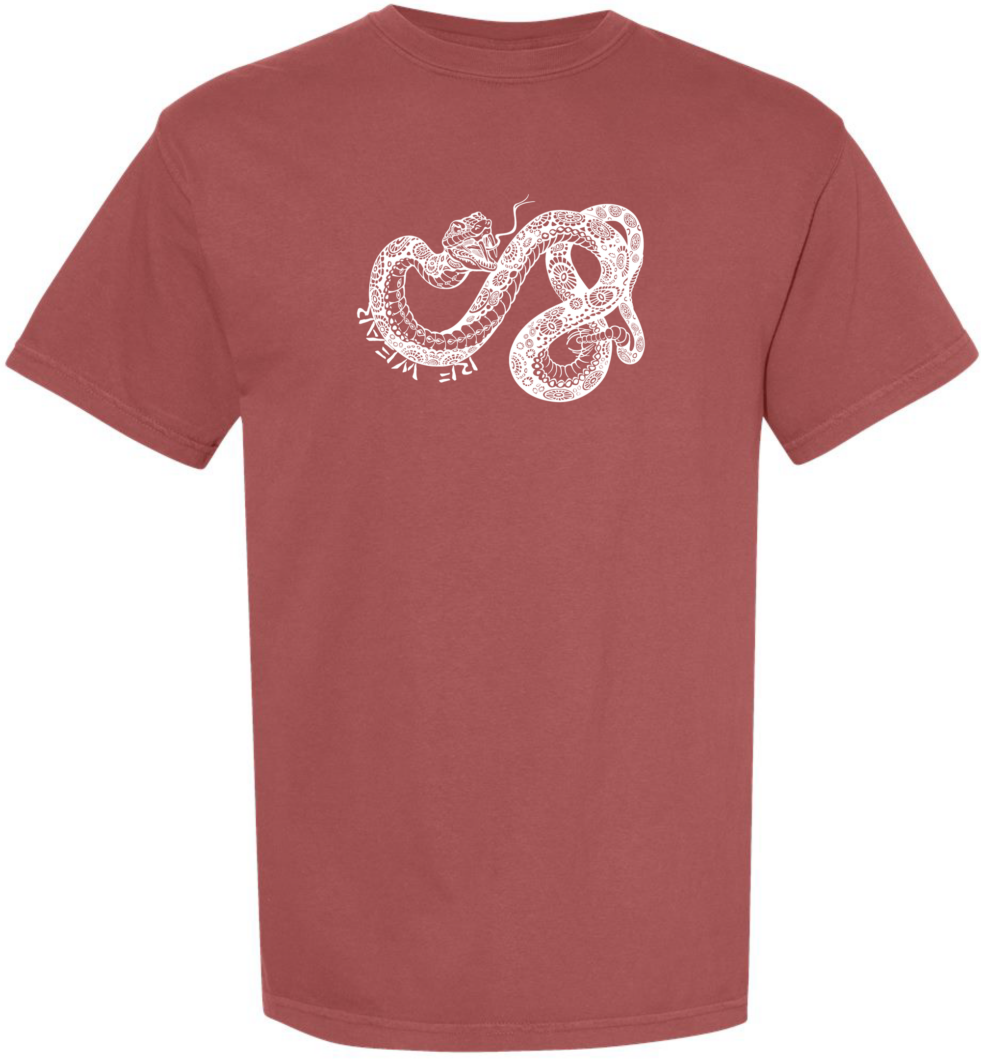 Unisex RF Wear Snake T-Shirt - Brick