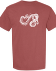 Unisex RF Wear Snake T-Shirt - Brick