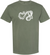 Unisex RF Wear Snake T-Shirt - Moss