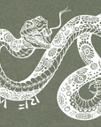 Unisex RF Wear Snake T-Shirt - Moss