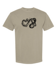 Unisex RF Wear Snake T-Shirt - Sandstone