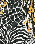 RF Women's Animal Print Shorts - Mash-up - Natural