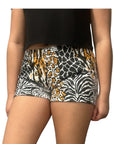 RF Women's Animal Print Shorts - Mash-up - Natural