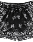 RF Wear Women's Bandana Shorts - Black/White