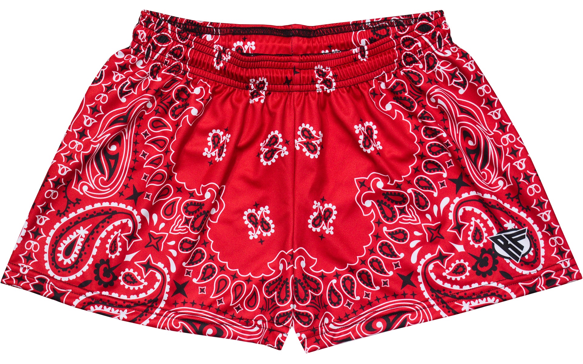 RF Women's Bandana Shorts - Red/White/Black – RFwear