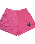 RF Wear Women's Split Pocket Shorts -  Pink-Bows/Pink