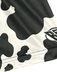 RF Wear Women's Animal Print Shorts - Cow - Black/White