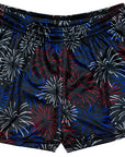 RF Wear Women's Fireworks Shorts Black Red/White/Blue