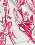 RF Wear Women's Floral Porcelain Shorts - White/Fuchsia
