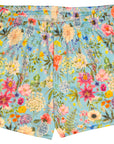 RF Wear Women's Floral Shorts - Teal/Multicolor