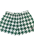 RF Wear Women's Houndstooth Shorts - Green/White
