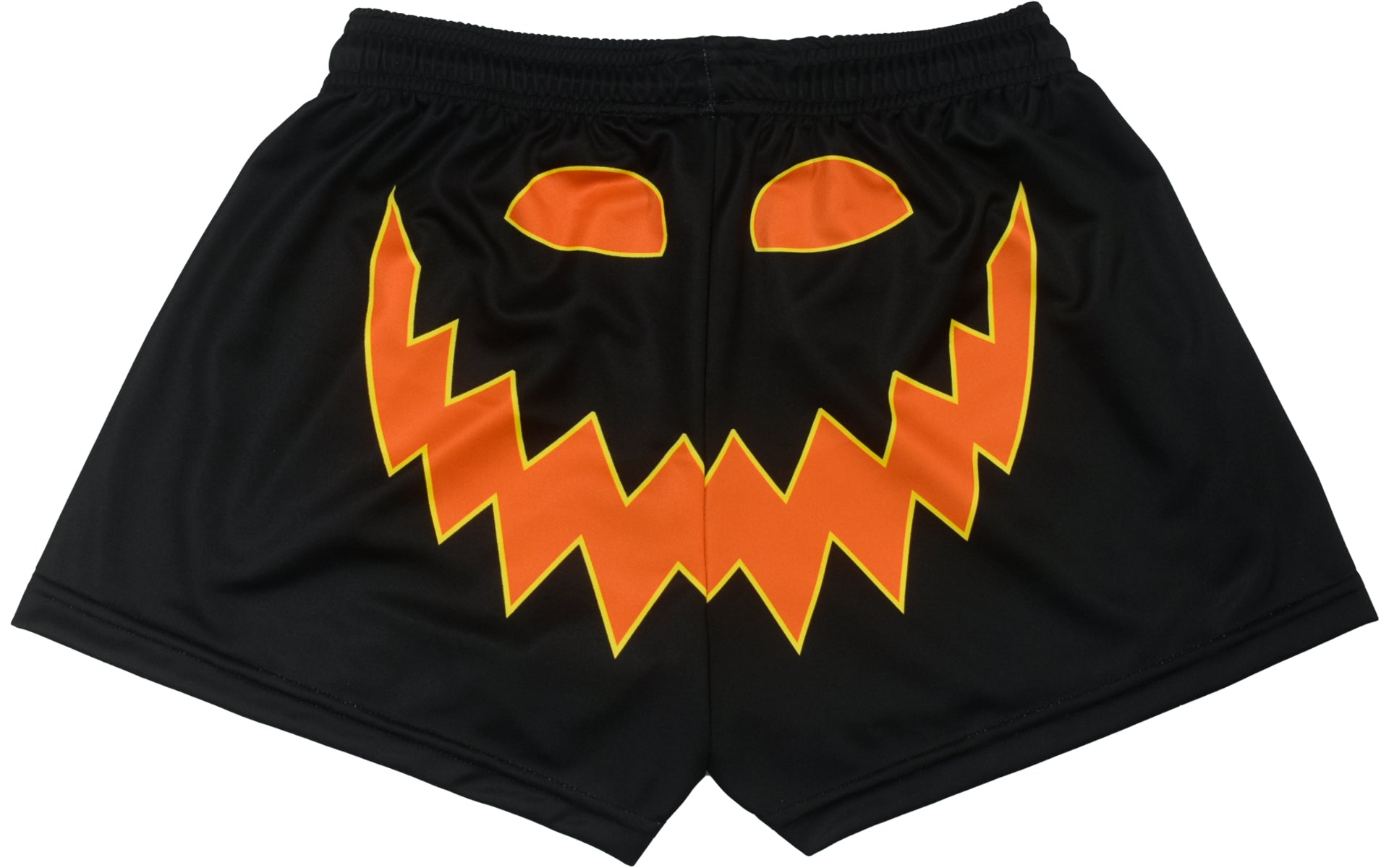 RF Women's Jack-O-Lantern Shorts - Black/Orange - Back
