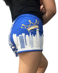 RF Women's Kansas City Cityscape Shorts - Blue/White