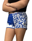 RF Women's Kansas City Cityscape Shorts - Blue/White