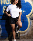 RF Women's Reflective Barb Wire Shorts - Black/Grey