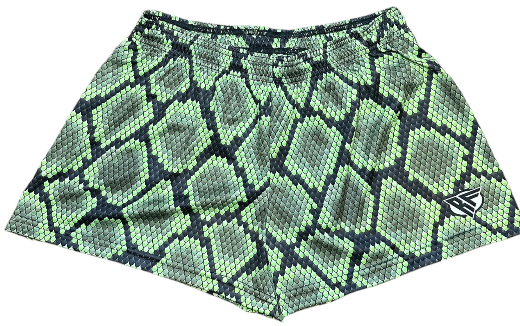 RF Wear Women's Snakeskin Shorts - Green