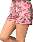 RF Women's Tree Camo Shorts - Light Pink