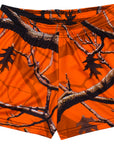 RF Women's Tree Camo Shorts - Orange