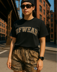 RF Wear Women's Tree Camo Shorts - Tan - Front