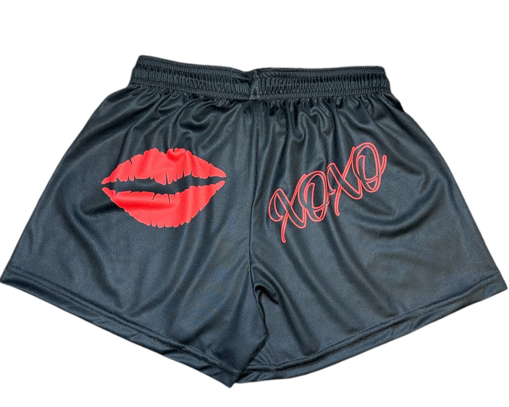 RF Women's XOXO Booty Shorts - Black/Red