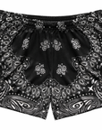 RF-Wear Women's Bandana Shorts in Black