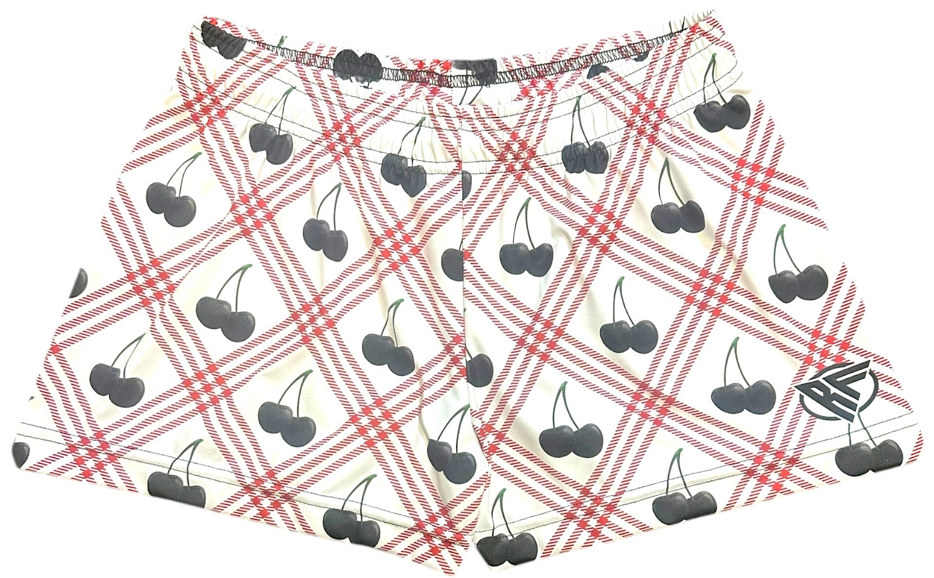 RF Wear Women's Black Cherry Shorts - Red/White