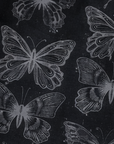Close-up of RF-Wear Women's Butterfly Shorts in Black/White