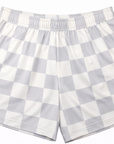 RF-Wear Women's Checkered Shorts in Grey