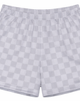 RF-Wear Women's Checkered Shorts in Grey