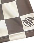 RF Wear Women's Checkered Shorts - Mocha/Cream