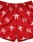 RF-Wear Women's Cross Shorts in Red