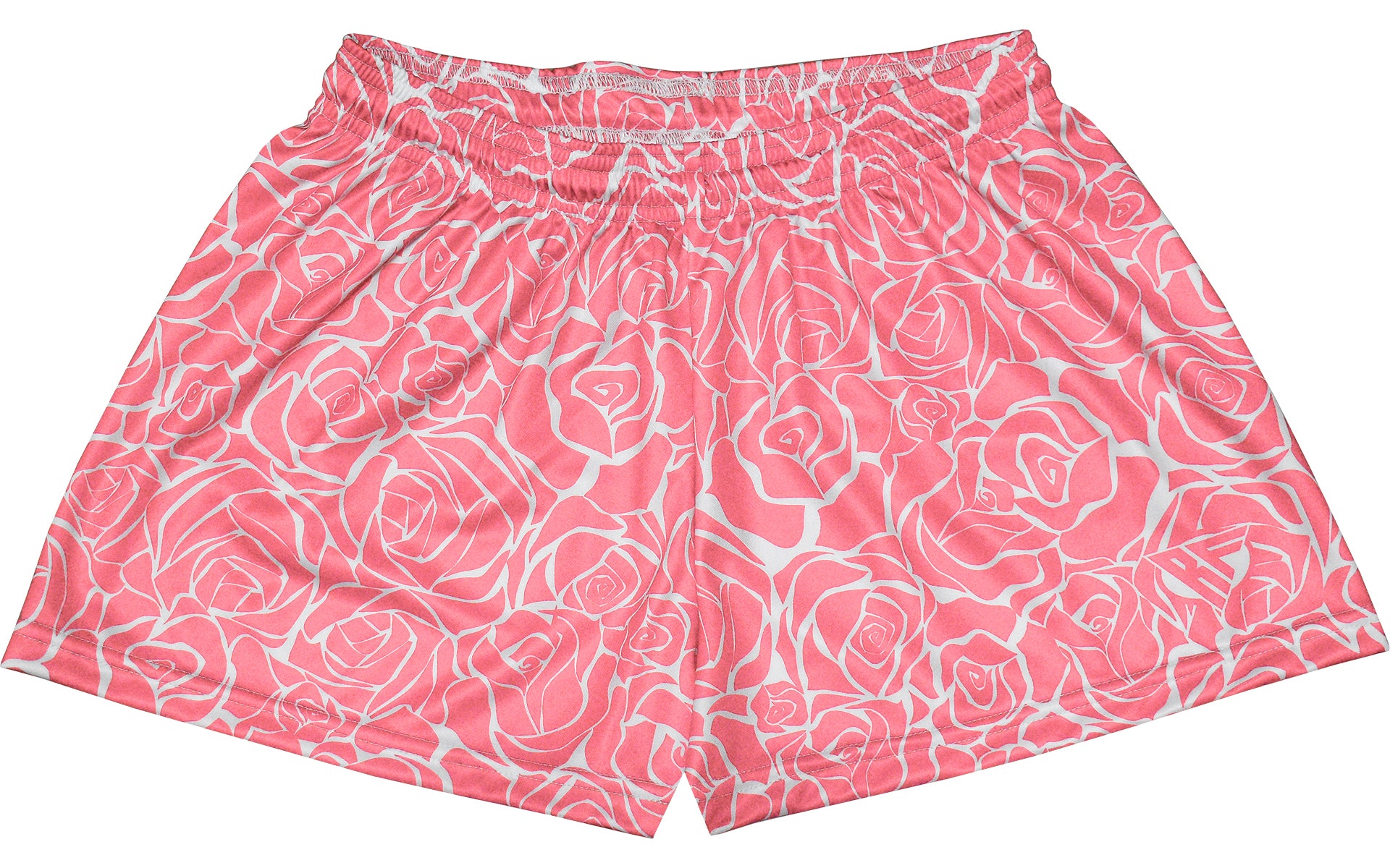 RF Wear Women's Floral Rose Shorts - Pink