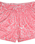 RF Wear Women's Floral Rose Shorts - Pink