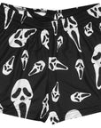 RF-Wear Women's Ghost Faces Shorts in Black