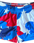 RF Wear Women's Patriotic Camo shorts - Red/White/Blue