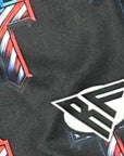 RF Wear Women's Patrioti Cross Shorts Black - Red/White/Blue