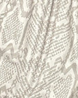 RF Wear Women's Snakeskin Pocket Shorts Cream/Grey - Close Up