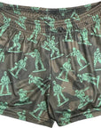 RF Wear Women's Soldier Shorts - Camo Green