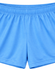 RF-Wear Women's Solid Color Shorts in Sky-Blue
