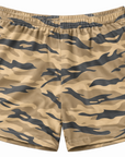 RF-Wear Women's Tiger Camo Shorts in Tan