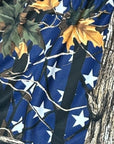 Close-up or RF-Wear Women's Tree Camo Shorts - USA Flag