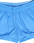 RF Wear Women's Solid Color Shorts - sky blue