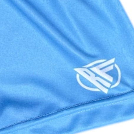 RF Wear Women's Solid Color Shorts - sky blue