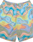 RF-Wear Men's Mesh Holographic Shorts in Multicolor