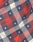 RF Wear Men's Patriotic Plaid Red/White/Blue