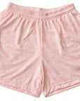 RF-Wear Men's Paisley Shorts in Pink/Cream