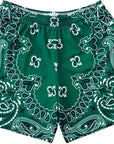 RF Wear Men's Mesh Bandana Shorts - Green