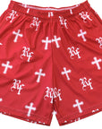 RF Wear Mesh Crosses Shorts - Red