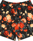RF Wear Swim Trunks - Floral (Lined) - Black/Multicolored